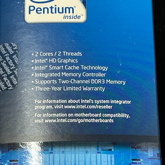 Intel Pentium G860 LGA 1155. Intel Factory Sealed!!!!! - Picture 8 of 9